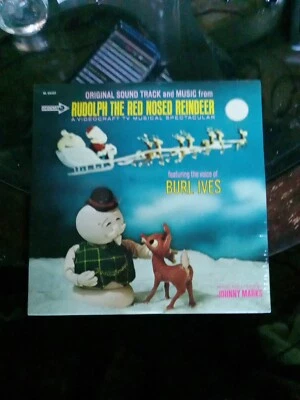 Burl Ives-Rudolph the Red Nosed Reindeer Original Soundtrack( Sealed Vinyl)1965  - Image 1 of 2