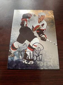 1998-99 In The Game Be A Player Auto Daniel Alfredsson #98