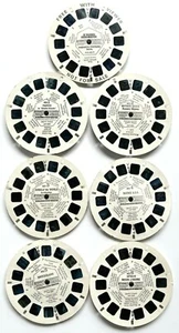 7 CARRETES VINTAGE GAF TALKING VIEW-MASTER ~ ALUNIZAJE ~ POPEYE ~ CARRETE DE VISTA PREVIA - Imagen 1 de 9