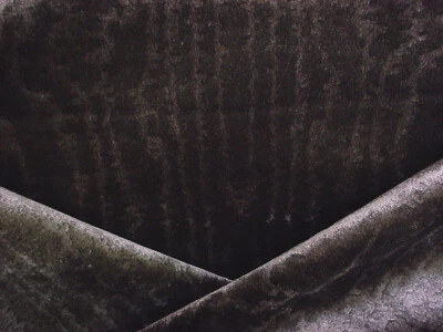 1-3/4Y Osborne & Little NCF4211 Cantabria Graphite Velvet Upholstery Fabric - Image 1 of 4
