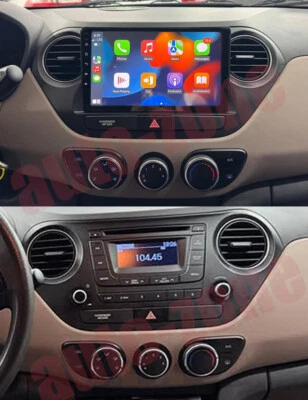 For Hyundai i10 2013-2016 GPS Car Stereo Android 14 CarPlay Radio WiFi Head Unit