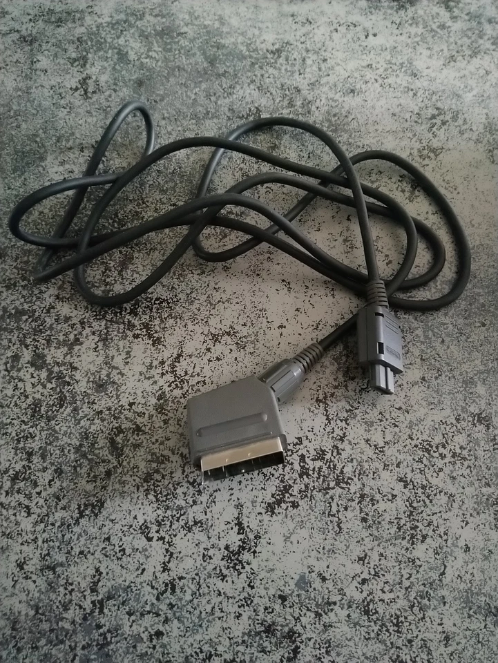 Câble TV télé Péritel RGB super Nintendo SNES officiel audio vidéo - Photo 1/1