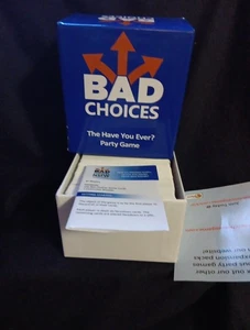 BAD CHOICES The HAVE YOU EVER?PARTY  GAME, 2019, ADULT CARD GAME 17+ Complete VG - Picture 1 of 4