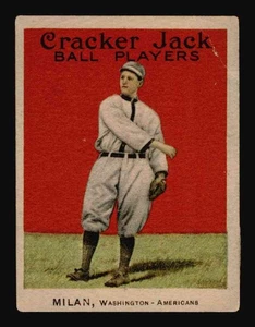 1915 Cracker Jack #56 Clyde Milan - GD (Tape) - Picture 1 of 2