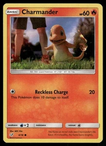 Pokemon Tcg Charmander #4 Pokemon Detective Pikachu NM - Picture 1 of 2