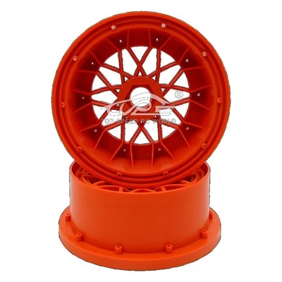 TSRC Nylon Vorderradnabe Orange 24mm Orange for 1/5 HPI KM Baja 5B RV LT Truck - Bild 1 von 4