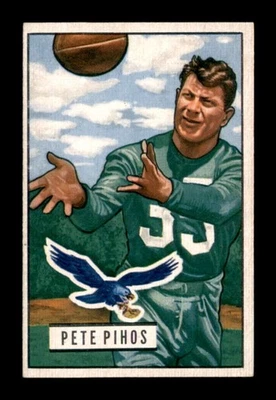 1951 Bowman #46 Pete Pihos   EXMT X3340192 - Image 1 of 2