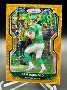 Tarjeta Panini Prizm Sam Darnold Prizm Disco #28 2020 - Imagen 1 de 2