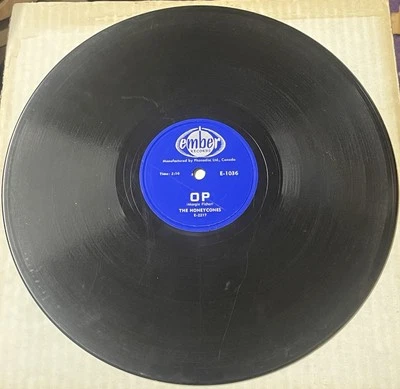 The Honeycones 1958 DOO WOP 78 Op / Vision Of You EMBER Canada Mint- HEAR - Image 1 of 2