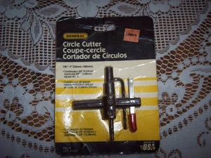 Vintage General No. 4 Drill Press Circle Cutter 7/8" to 4" | 3/8"  NOS 1996 USA. - Picture 1 of 5