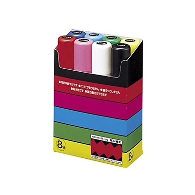 Uni marker pen POSCA thick Sumishin 8 colors PC17K8C - Image 1 of 4