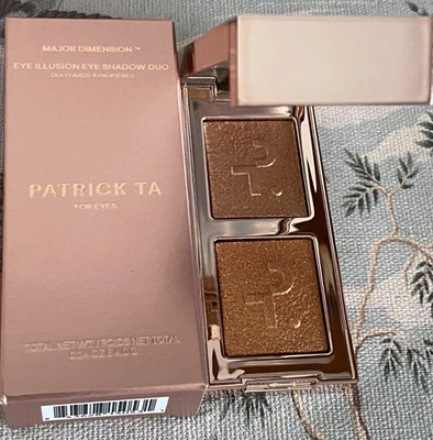 PATRICK TA Major Dimension Eye Illusion Eyeshadow Duo Do You Know Who I Am RP£38 - Image 1 of 4