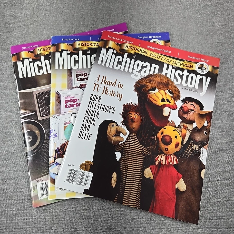 Michigan History Magazine Lot Of 3 by Michigan Historical Society 2024  - Image 1 of 4