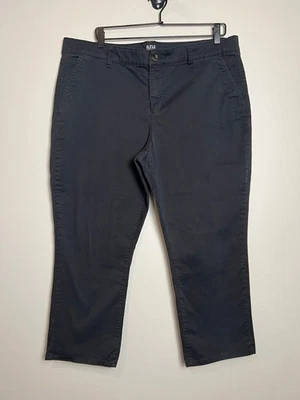 a.n.a Black Chino Crop Pants Women’s 18 - Image 1 of 4