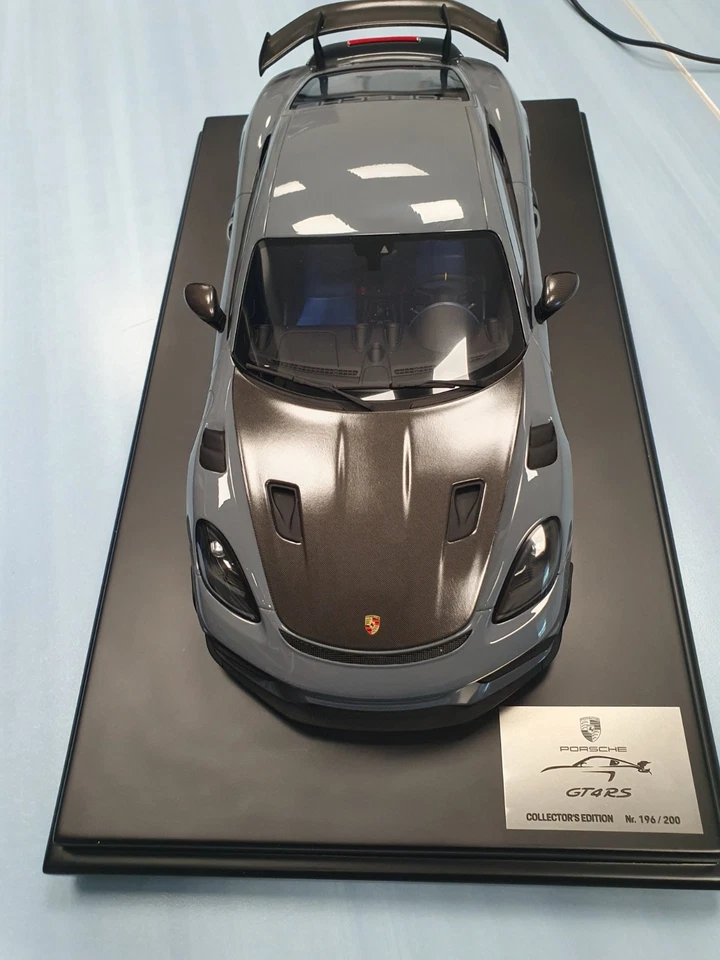 PORSCHE 718 982 GT4 RS gris artique 1/12 SPARK WAP0234030PGT3 - Photo 1/4