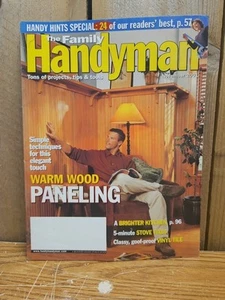 The Family Handyman Magazine Nov 2001 Warm Wood Paneling - Picture 1 of 6