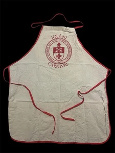 Vintage Hawaii Iolani School Carnival Apron - Picture 1 of 2