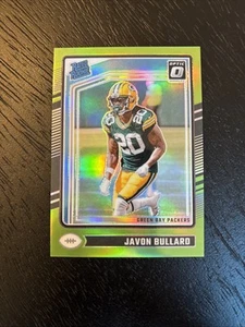2024 JAVON BULLARD PANINI DONRUSS OPTIC #246 LIME GREEN /50 PACKERS - Bild 1 von 2