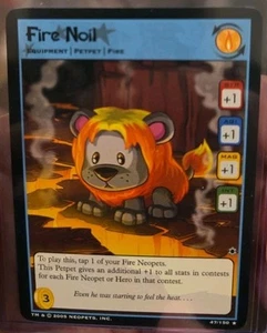 NEOPETS FIRE NOIL RARO #47 JUEGO DE HADAS MÁS OSCURAS 47/150 COMO NUEVO DE COLECCIÓN - Imagen 1 de 3