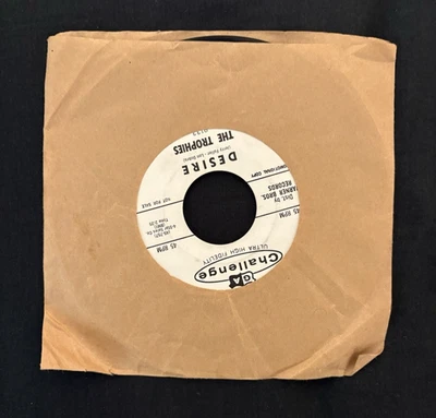 The Trophies Doggone It / Desire Vinyl 45 Challenge Record RARE DOO  WOP - Image 1 of 3