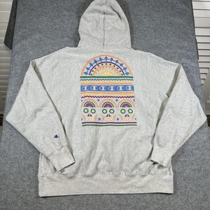 Champion Hoodie Mens 2XL Reverse Weave Campeón Day of the Dead Pullover GF68 - Picture 1 of 9