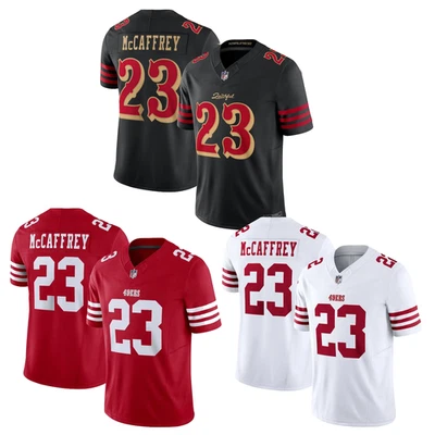 SAN FRANCISCO 49ERS Men's 49ers Christian McCaffrey 2025 Rivalries Collection Game Jersey S-3XL