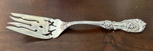 Reed & Barton Francis I Sterling Old Mark Meat Serving Fork 7 7/8" Excellent - Picture 1 of 8
