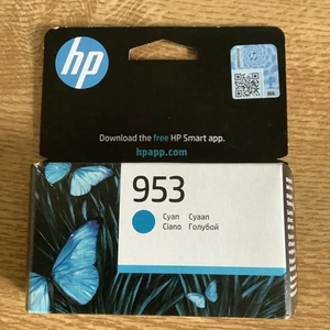 Genuine HP 953 Cyan Ink Cartridge for HP OfficeJet Pro 8210 8710 8720 (F6U12AE) - Photo 1/2