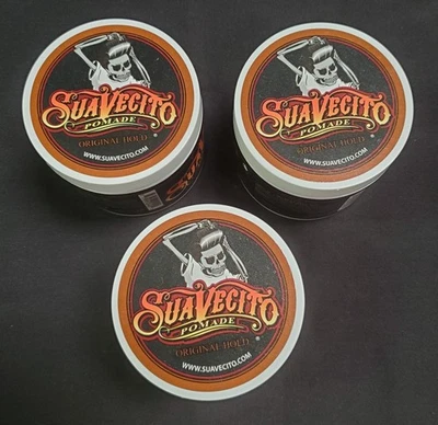 Suavecito Original Hold Pomade 4 oz (Pack of 3) "Proudly Made in the USA" - Image 1 of 3