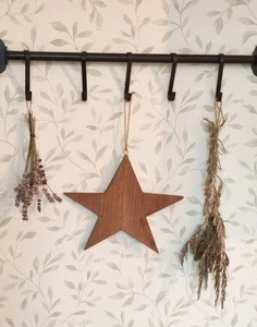 GRAN MADERA HECHA A MANO ESTRELLA ECOLÓGICA, MADERA RECUPERADA - Imagen 1 de 4