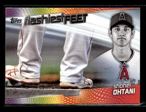 2022 Topps #FF-14 Shohei Ohtani Flashiest Feet Los Angeles Angels - Foto 1 di 2