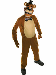 Vestido elegante adultos Freddy Five Nights At Freddy 'juego para hombre Disfraz de Halloween