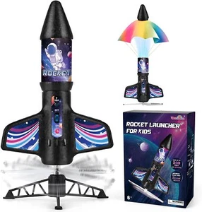 Dreamon Rocket Launcher for Kids with Parachute LED Light, Motorized Space Toys - Picture 1 of 8