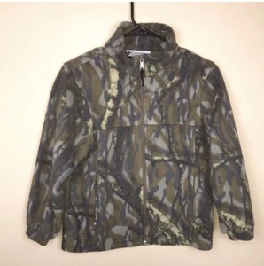 Columbia Youth Boys’ Camouflage Fleece Hunting Outdoor Zip-Up Jacket Sz 10 / 12 - Picture 1 of 8