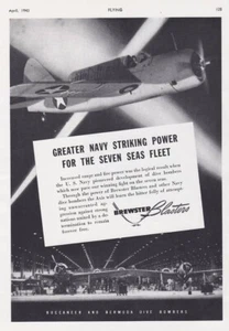 Brewster Aircraft 1943 anuncio 20/01/2023h - Imagen 1 de 1