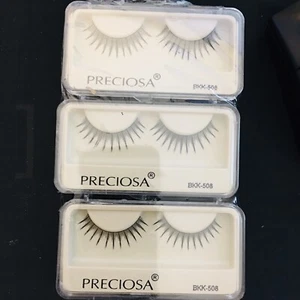 6 Boxes Perciosa BKK-508 Lashes Faux False Eyelash Eyelashes Gift Set - Picture 1 of 4