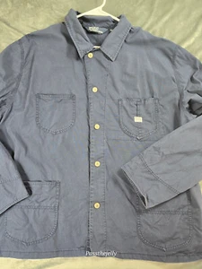 Chaqueta De Colección Polo Ralph Lauren Para Hombre Extra Grande 91 Artículos de Trabajo Azul Tareas A Presión - Imagen 1 de 11