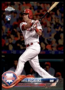 2018 Topps Chrome #70 Rhys Hoskins Rookie - Imagen 1 de 2