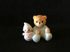 Lucy & Me Little Bear With Roly Poly Toy Lucy Rigg ENESCO 1987 - 1-5/8"