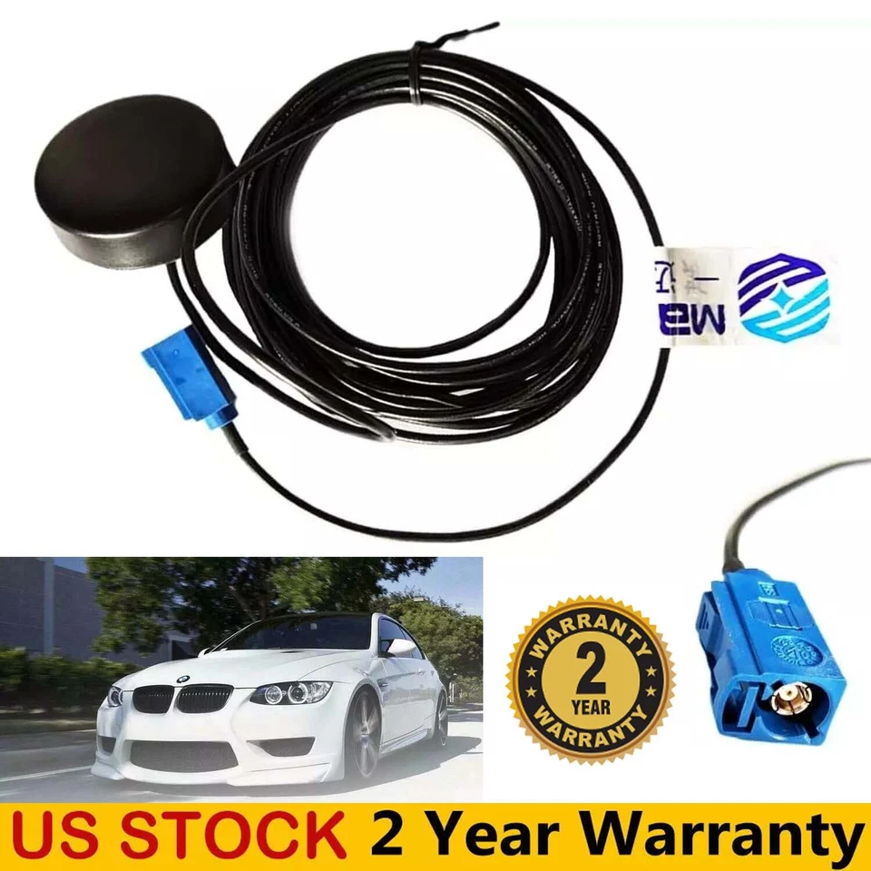 5auto Car GPS SMA Connector Antenna Aerial Cable Signal Booster for Navigation
