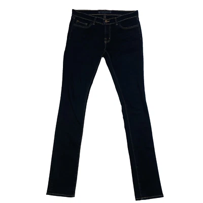 J BRAND Cut #200 912 Black Wash Cotton Spandex Womens Jeans Size 28X34 - Image 1 of 4