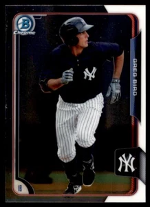 2015 Bowman Chrome Prospects #BCP74 Greg Bird New York Yankees - Picture 1 of 2