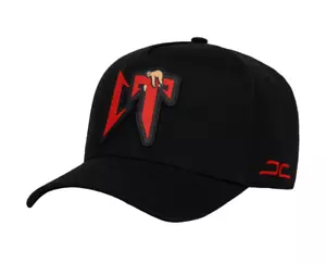 JC HATS CT NATAEL CANO CORRIDOS TUMBADOS BLACK RED SNAPBACK HAT 1842 BLKRD - Picture 1 of 5