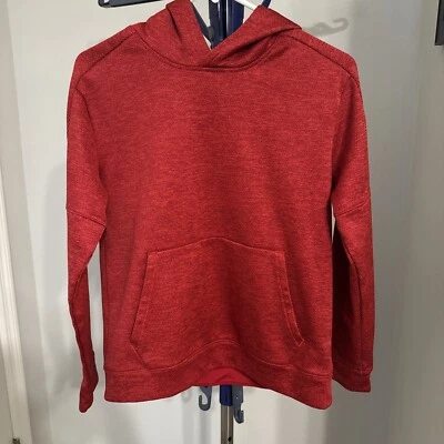 Sudadera con capucha Adidas roja manga larga para jóvenes talla 13-14 L Foto 1 de 4