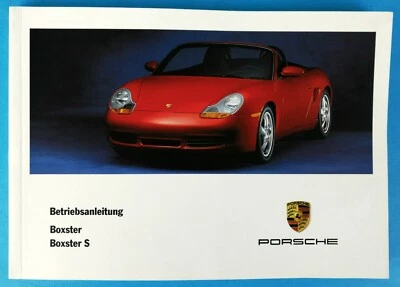 PORSCHE BOXTER - MANUALE - ORIGINALE - LIBRETTO - 226 PAGINE - RARO - Immagine 1 di 2