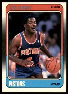 1988-89 Fleer Joe Dumars #40 OF 132 Detroit Pistons - Picture 1 of 2