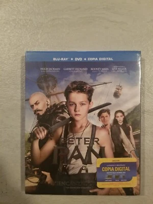 PETER PAN BLU RAY/DVD/DIGITAL COPY HUGH KACKMAN - NEW in *SPANISH*  - Image 1 of 4