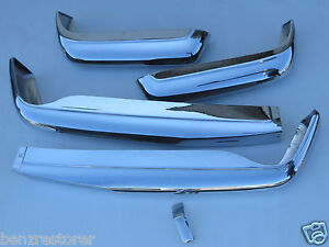 Front & rear bumpers For (63-71) Mercedes benz 113 w113 230sl 280sl Pagoda