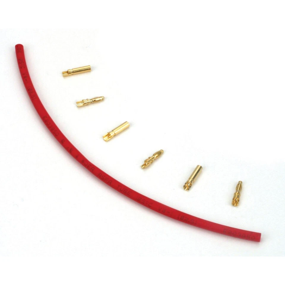 NEW Dynamite RC Gold Bullet Connector Set, 2mm (3) DYNC0049 - Image 1 of 1
