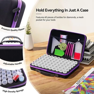 Diamond Painting Accessories Tools Storage Container for Art Craft Jewelry Beads - image 1 of 4